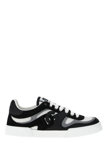 Bicolor Calfskin Sneakers Dolce & Gabbana
