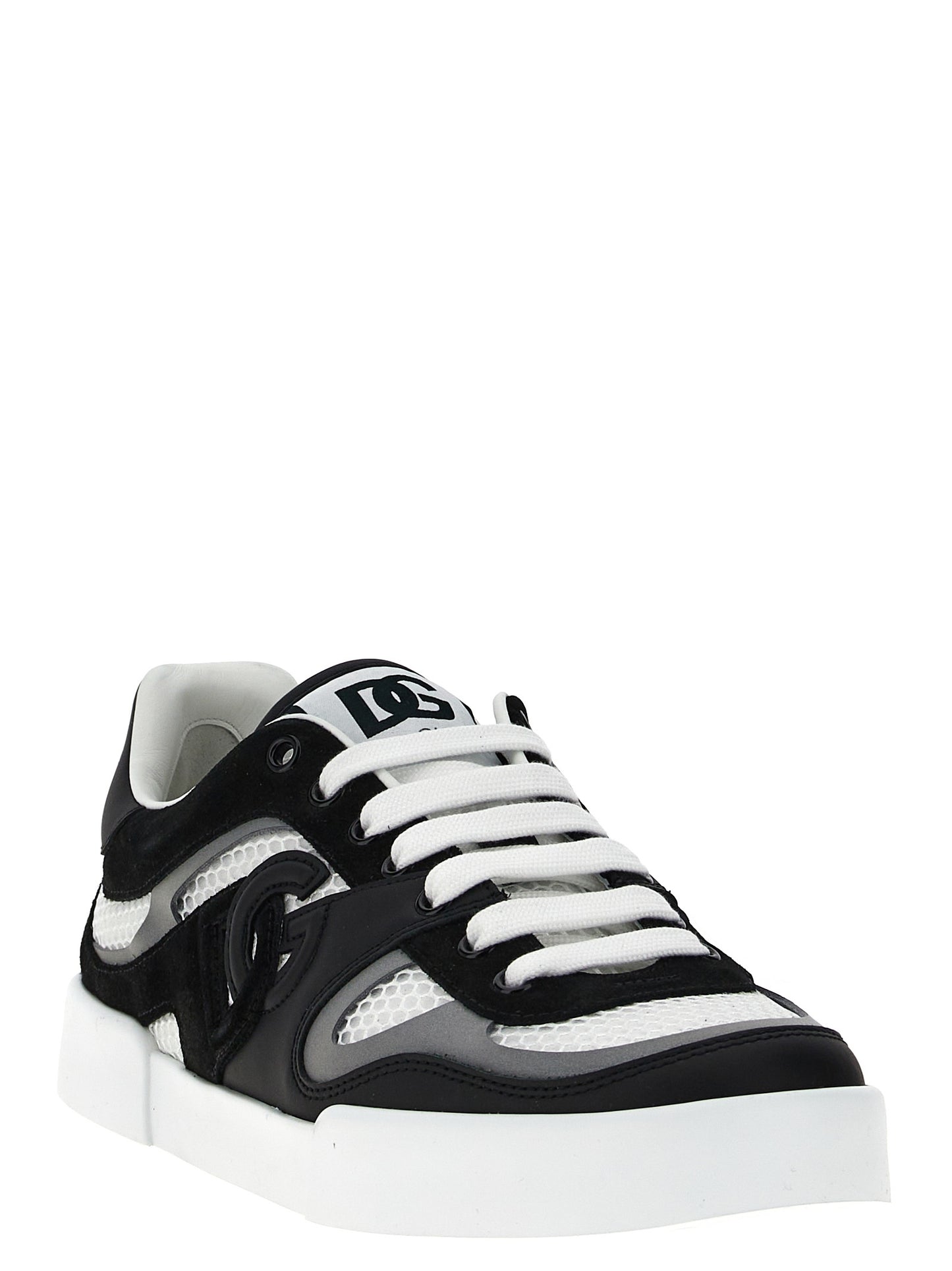 Bicolor Calfskin Sneakers Dolce & Gabbana