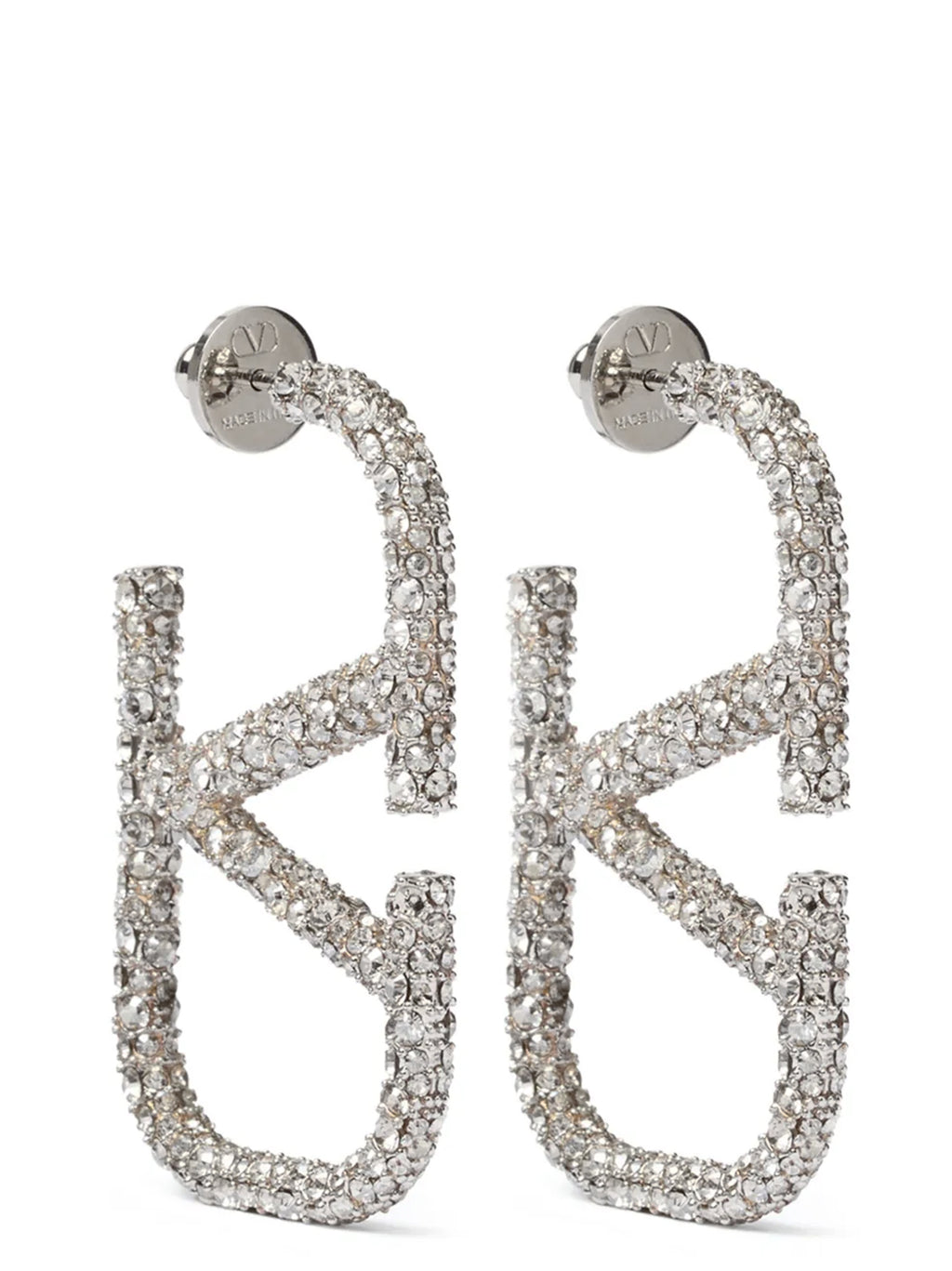 Valentino Garavani Silver Stainless Steel Earrings