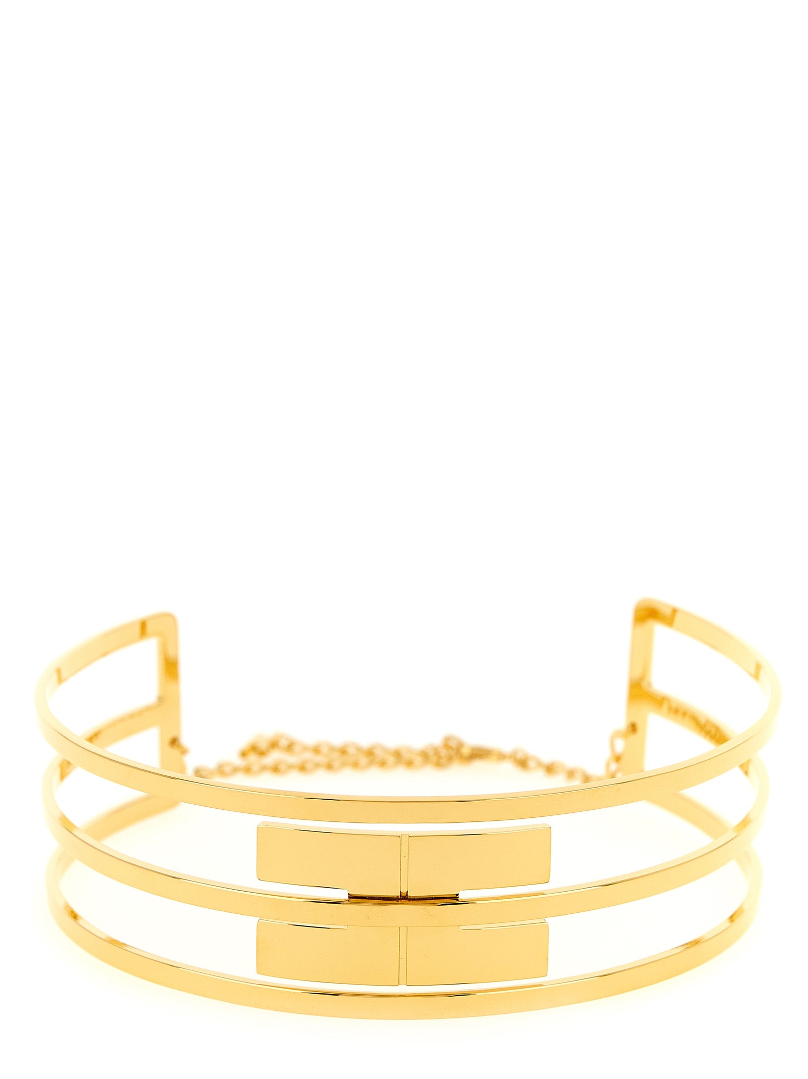 Elisabetta Franchi Gold Brass Necklace