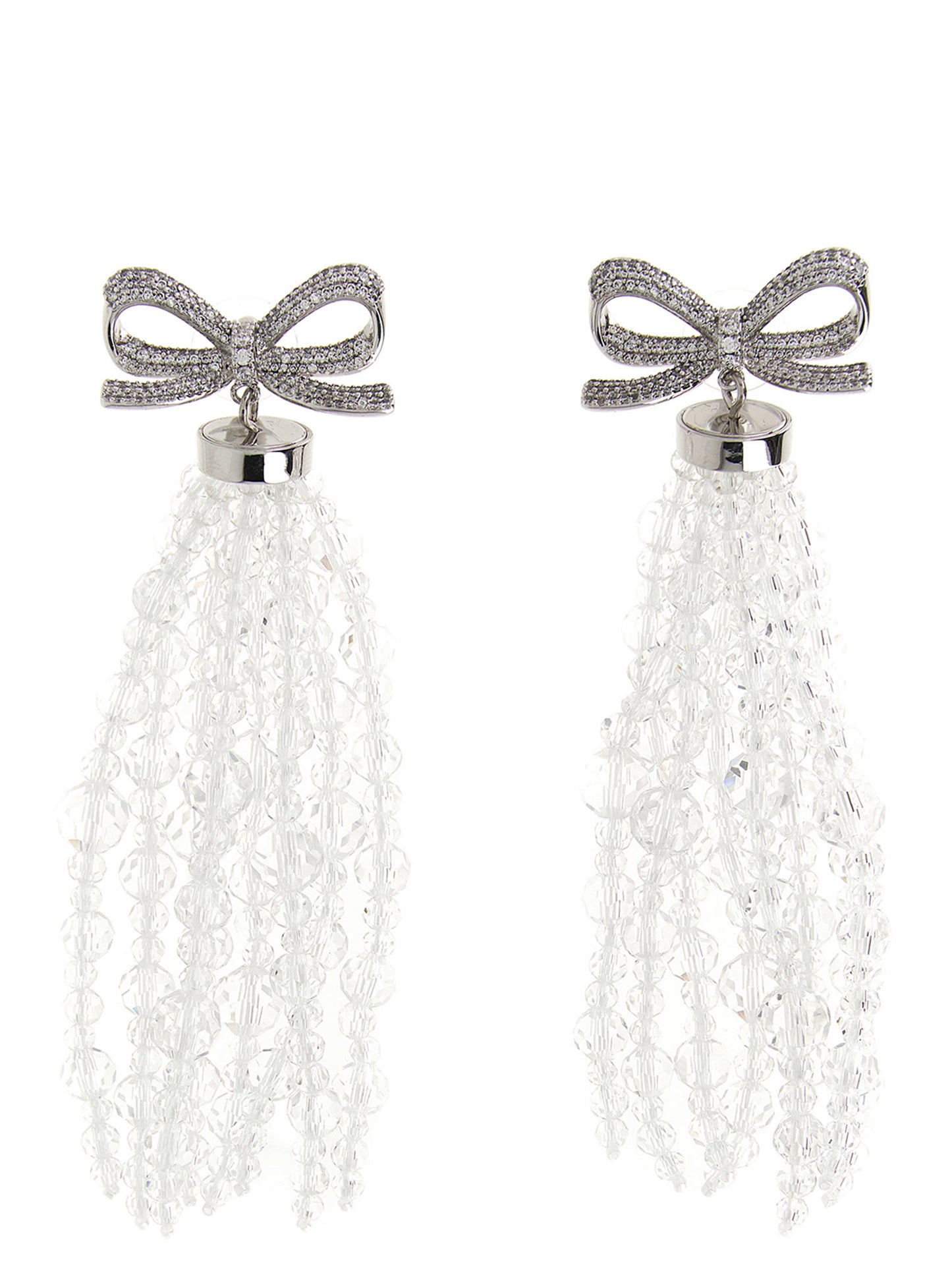 Self-Portrait Silver Copper Earrings