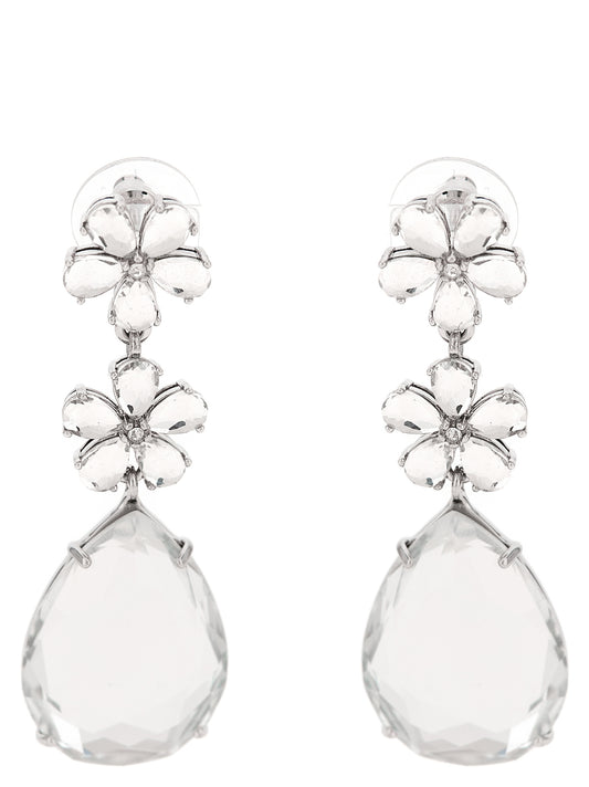 Self-Portrait Silver Brass Earrings