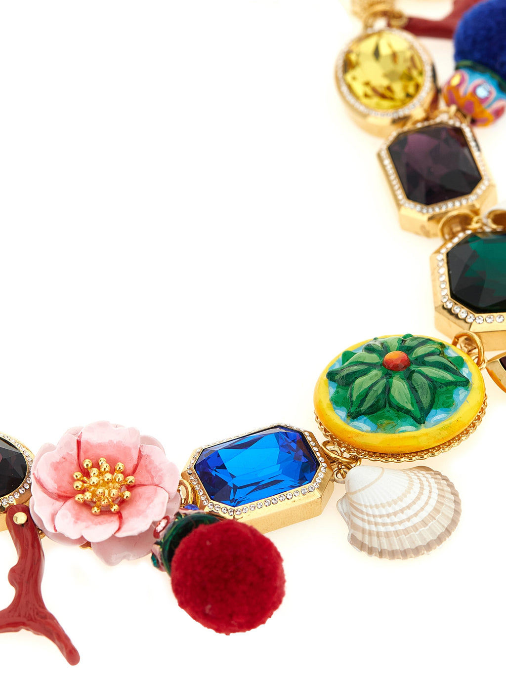 Dolce & Gabbana Multicolor Metal Necklace