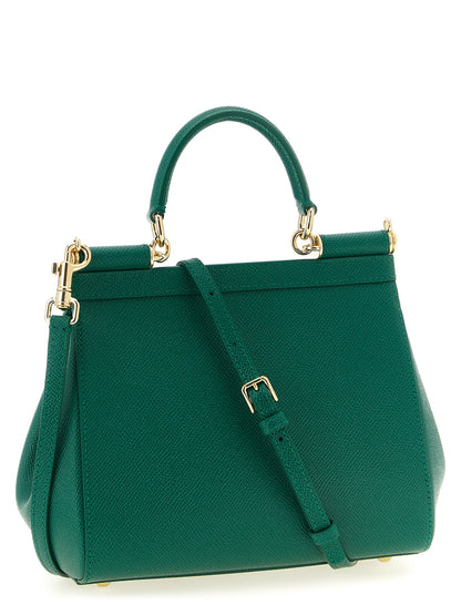 Dolce & Gabbana Bicolor Calfskin Handbag