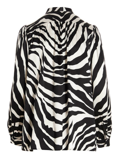 Dolce & Gabbana Bicolor Silk Blouse
