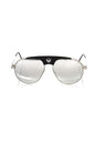 Frankie Morello Multicolor Metallic Fibre Men Sunglass