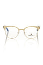 Frankie Morello Gold Metallic Women's Eyeglass Frame