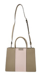 Karl Lagerfeld Sage Green Polyurethane Tote Shoulder Bag