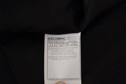 Dolce & Gabbana Black Jacket Vest 2 Piece MARTINI Blazer