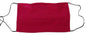 Dolce & Gabbana Red Cotton Pleated Elastic Ear Strap One Size Face Mask