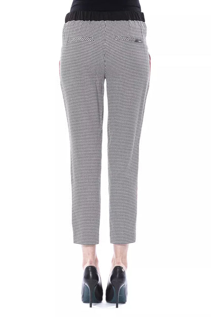 BYBLOS Black Viscose Women Pant