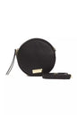 Pompei Donatella Black Leather Women Crossbody Bag