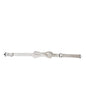 Dolce & Gabbana White Silk Adjustable Neck Men Papillon Bow Tie