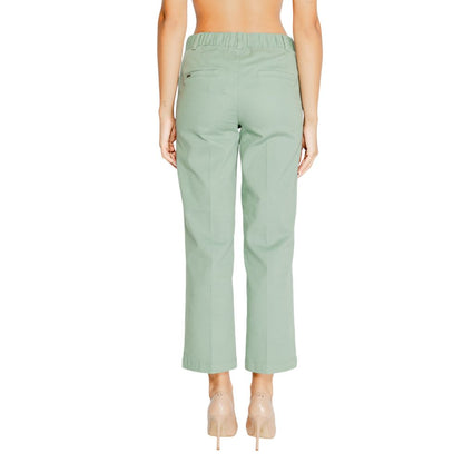 Street One Turquoise Cotton Chino Pants