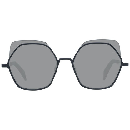 Yohji Yamamoto Black Metal & Plastic Sunglasses
