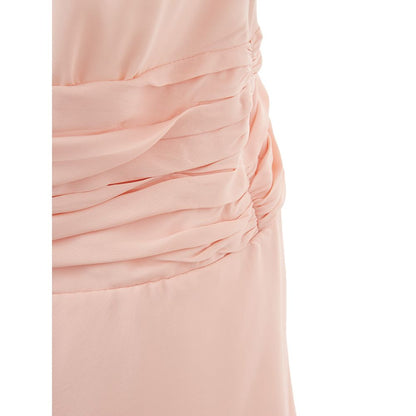 Lardini Pink Acetate Casual Dress