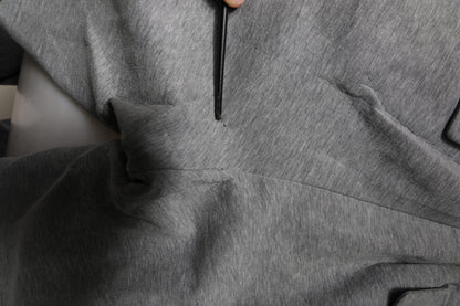 Dolce & Gabbana Gray Cotton Cargo Bermuda Sweatshorts Shorts