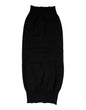 Dolce & Gabbana Black Cashmere Knitted Neck Warmer Foulard Scarf