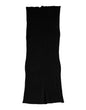 Dolce & Gabbana Black Cashmere Knitted Neck Warmer Foulard Scarf