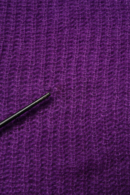 PINK MEMORIES Violet Knitted Long Sleeves Round Neck Sweater