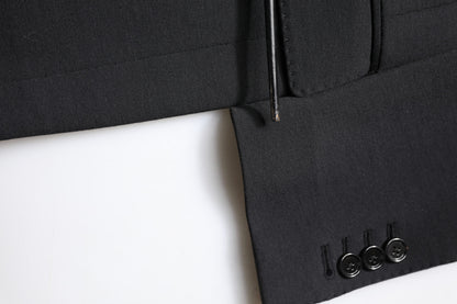 Dolce & Gabbana Black Single Breasted Men Coat Blazer Suit