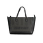 Mario Valentino Nero Polyurethane Women's Bag with Adjustable Shoulder Strap