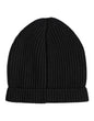 Dolce & Gabbana Black Cashmere Knitted Winter Beanie Hat