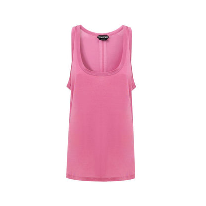 Tom Ford Pink Silk Tank Tops