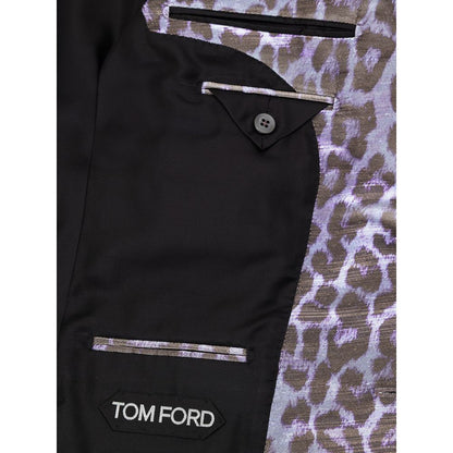 Tom Ford Purple Viscose Blazer