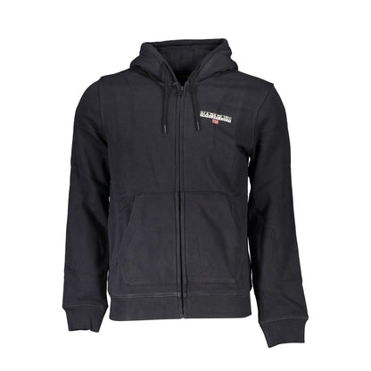 Napapijri Black Cotton Men's Hoodie