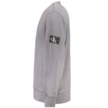 Calvin Klein Gray Cotton Men Sweater