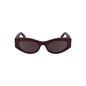 Calvin Klein Rosso Acetate Women Sunglass