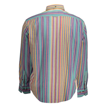 Gant Azzurro Cotton Men Shirt