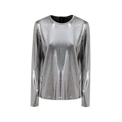Tom Ford Gray Viscose Long Sleeve T-Shirt