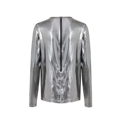 Tom Ford Gray Viscose Long Sleeve T-Shirt