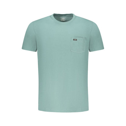 Lee Green Cotton Men T-Shirt
