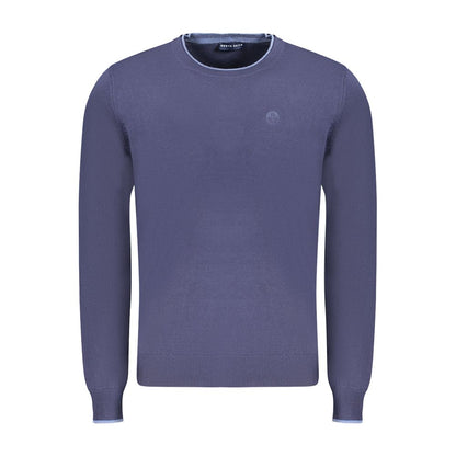 North Sails Blue Cotton Men's Sweater