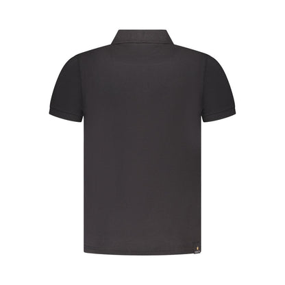 Accademia Militare Black Cotton Men Polo