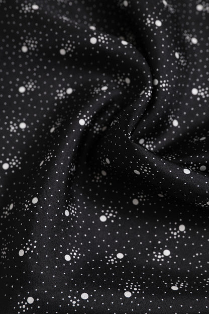Dolce & Gabbana Black White Printed Square Men Foulard Scarf