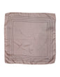 Dolce & Gabbana Beige Dotted Silk Square Men Foulard Scarf