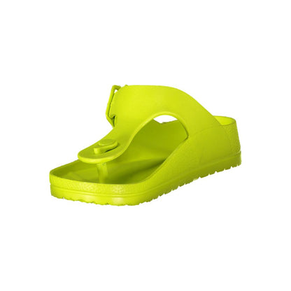 Norway 1963 Giallo Plastica Women Ciabatta