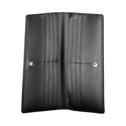 Tommy Hilfiger Black Polyurethane Women Wallet