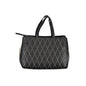 Mario Valentino Nero Poliuretano Donna Bag with Adjustable and Removable Strap