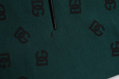 Dolce & Gabbana Green Logo Print Jogger Men Sweatpants Pants