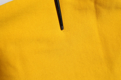 Dolce & Gabbana Yellow Cotton Logo Jogger Sweatpants Pants