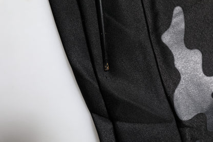 Dolce & Gabbana Black Camouflage Pullover Sweatshirt Sweater