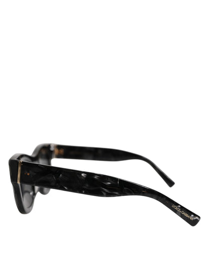 Dolce & Gabbana Pearl White Acetate Frame Domenico Deep Shades Sunglasses