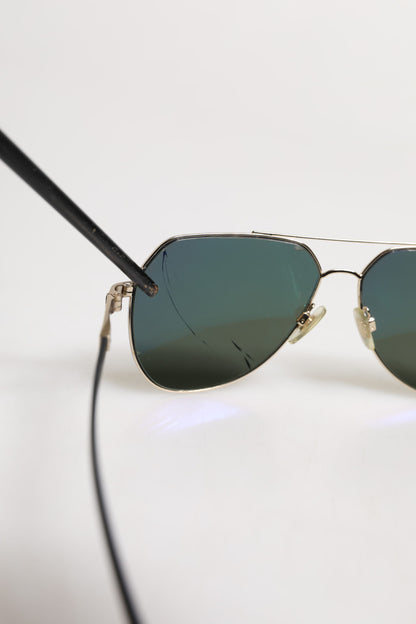 Dolce & Gabbana Black 18K Gold Plated Polarized Steel DG2133K Sunglasses