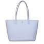 Tory Burch Light Blue Leather Shoulder Bag