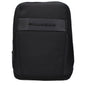 Piquadro Black Fabric Crossbody Bag